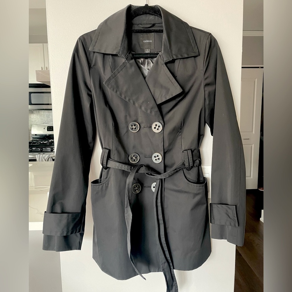 Express Trench Coat Black